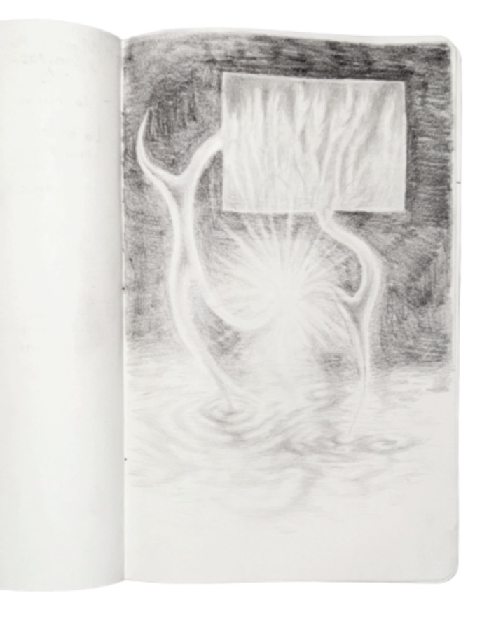 Boceto de Luisa Muñoz Bolaños